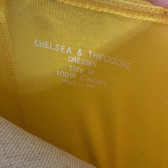 Chelsea & Theodore Yellow Cotton Dress - Picture 6 of 6